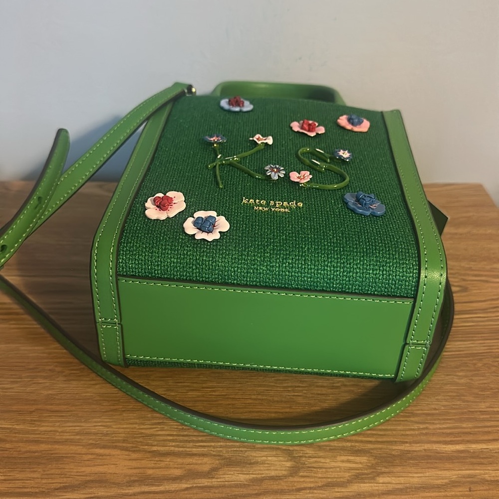 Nwt Kate spade manhattan floral mini tote bag - Picture 6 of 9